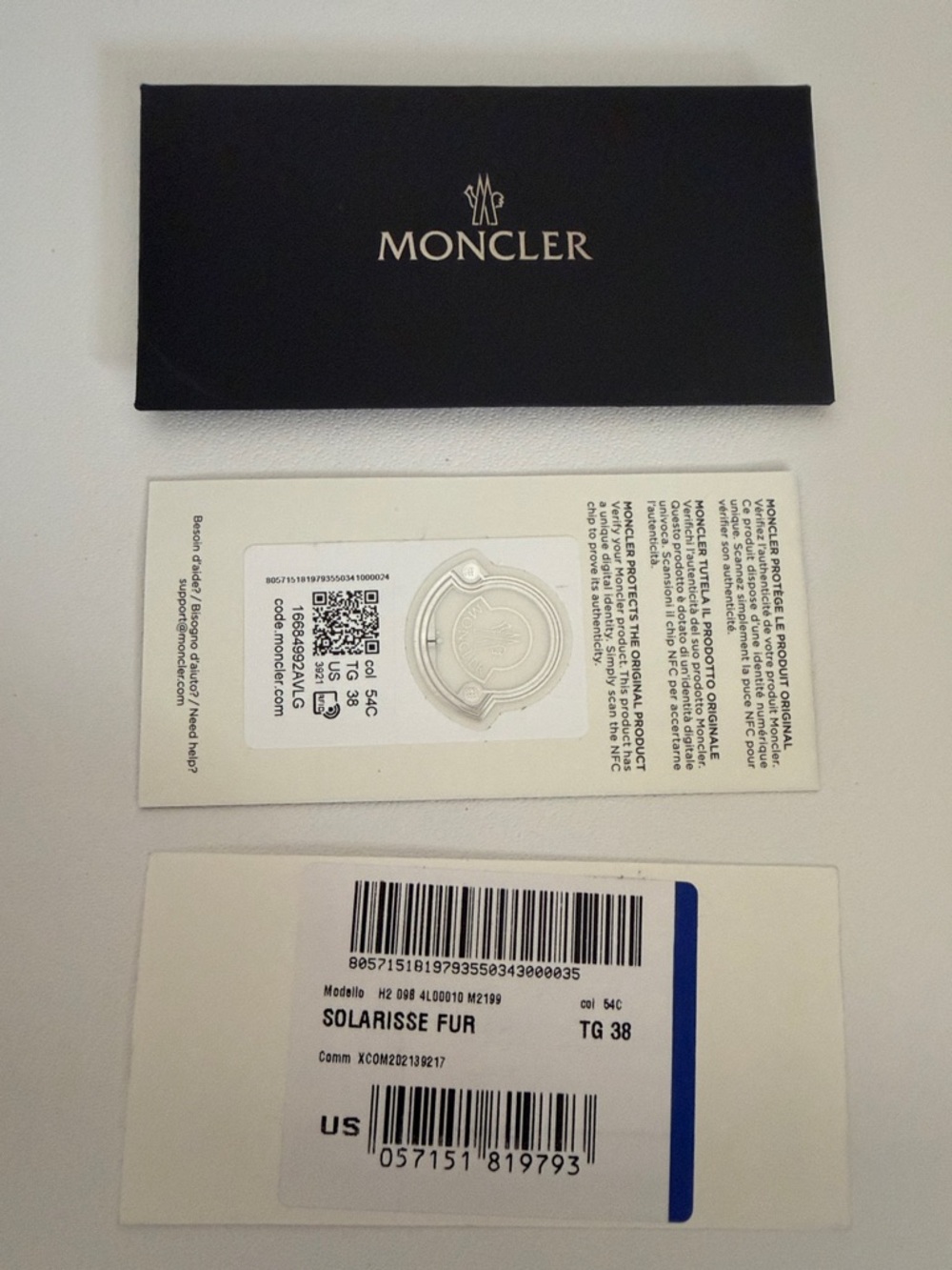 Moncler women’s pink Solarisse fur Sandals - Picture 6 of 9
